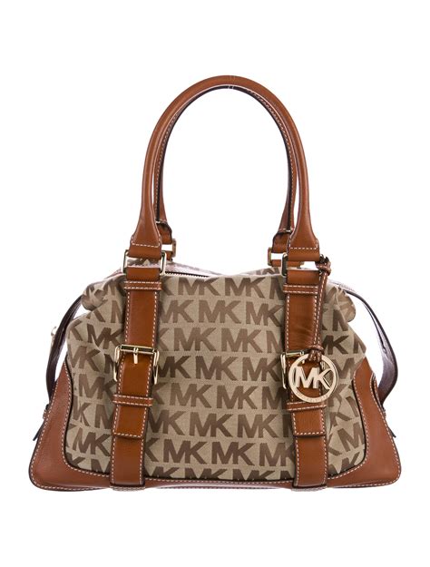 michael kors big valley shoulder bag monogram|Michael Kors monogramme.